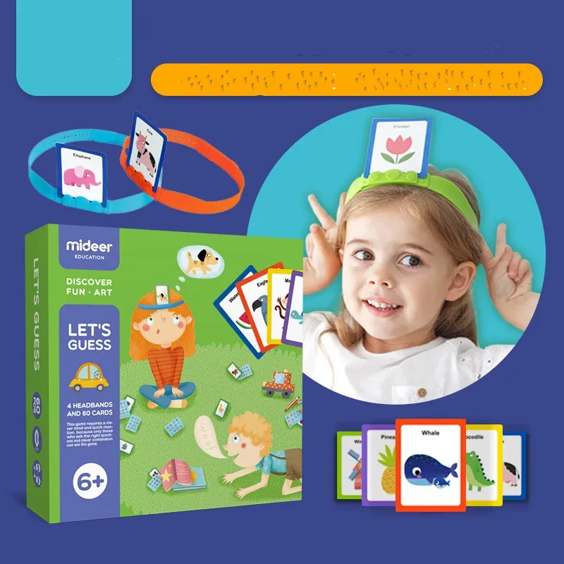 MiDeer Puzzle Table Games 3-6Years You Draw Me To Toys Parent-child Interactive Early Childhood Games Toy Jigsaw Puzzle