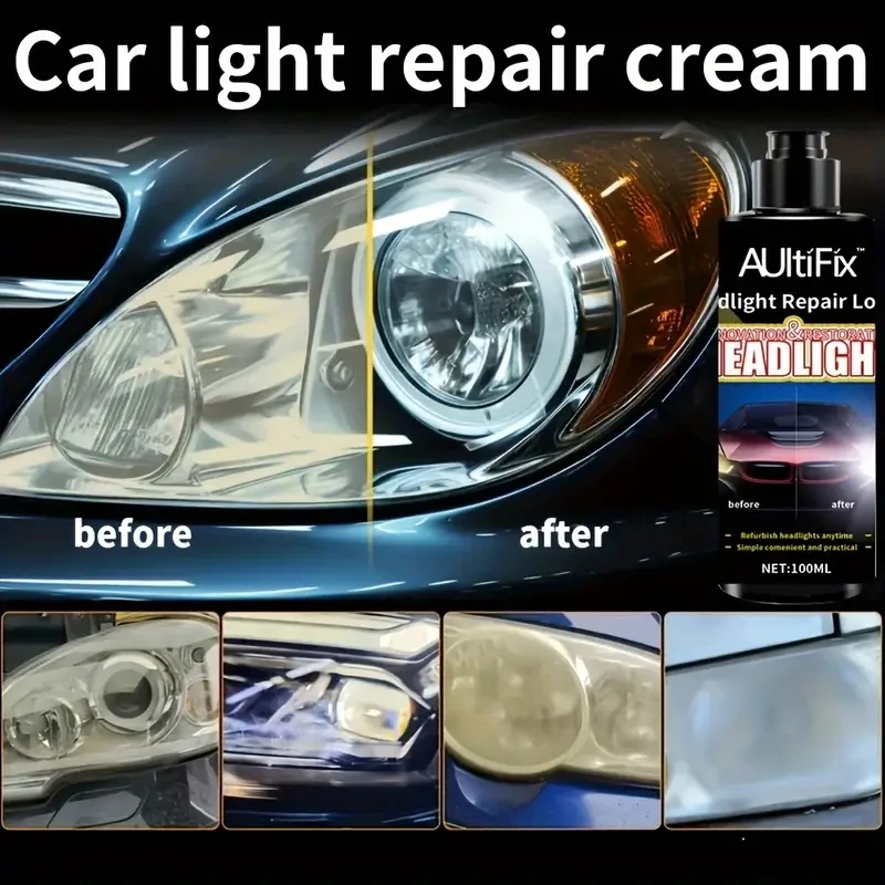 Car Headlight Repair Cream