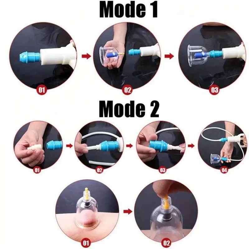 24-Piece Vacuum Cupping Set for Massage Therapy