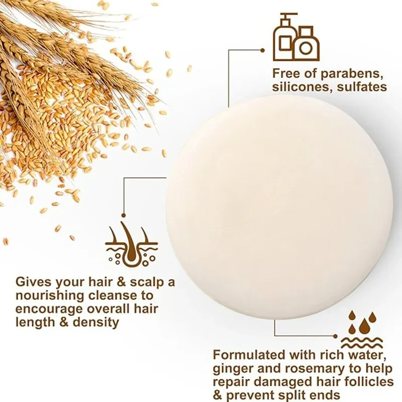 Ginger Shampoo Soap Coconut Hair Care