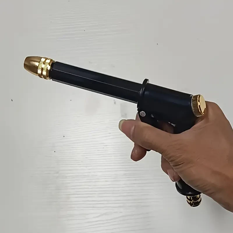 High-Pressure Washer with 5-Function Nozzle, 787.4inch Hose, Foam Attachment, and Garden Watering Accessory - Durable Plastic Material for Home and Car Use