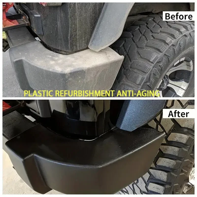 GKW Tire Black Wax Coating Durable Shine & Restoration