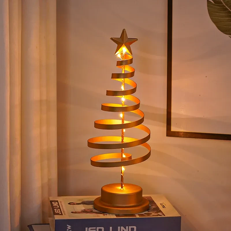 LED Christmas Tree Spiral Light Table