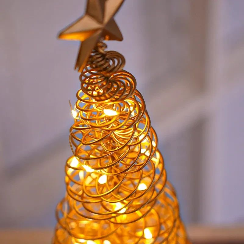 LED Christmas Tree Spiral Light Table