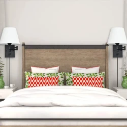 Fabric Creative Decorative Wall Lamp Bedroom Bedside Lamp