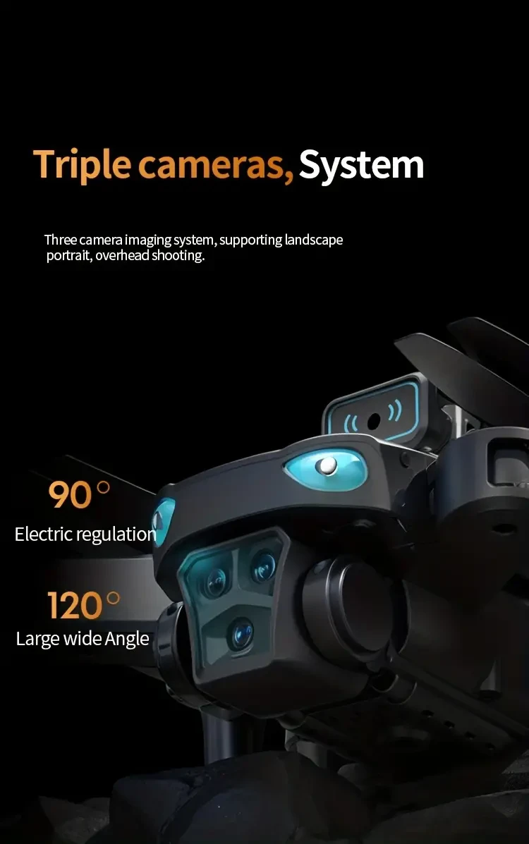 FYRC M20 High-Power Brushless Drone with Dual Cameras, Optical Flow Stabilization, 360 Flips, Foldable Design - Perfect for Aerial Photography & Outdoor Adventures