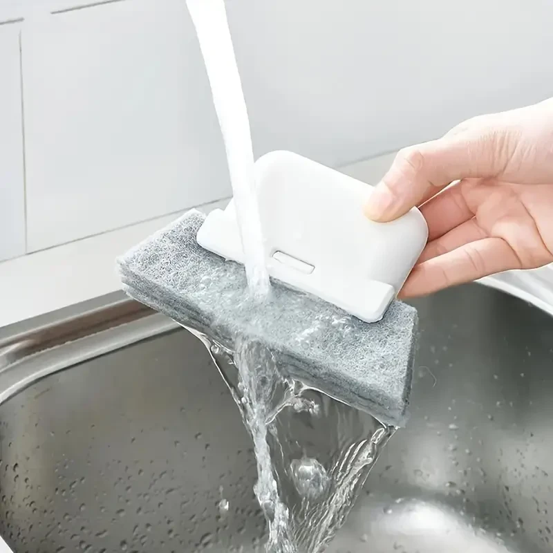 4pcs Universal Window and Door Track Cleaning Brush - Easily Clean Small Gaps and Frames