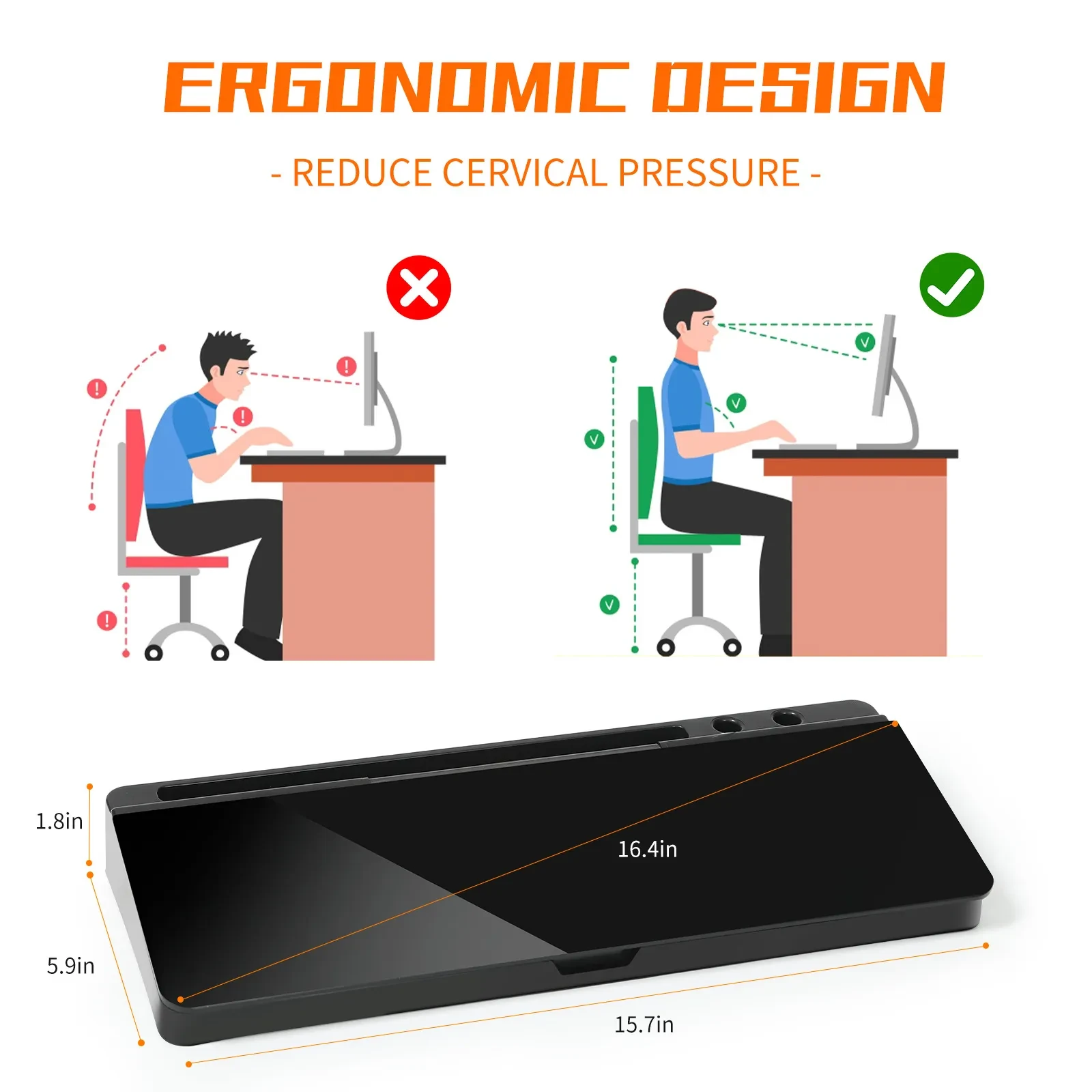 Desktop Whiteboard Storage Writing Board Tempered Glass