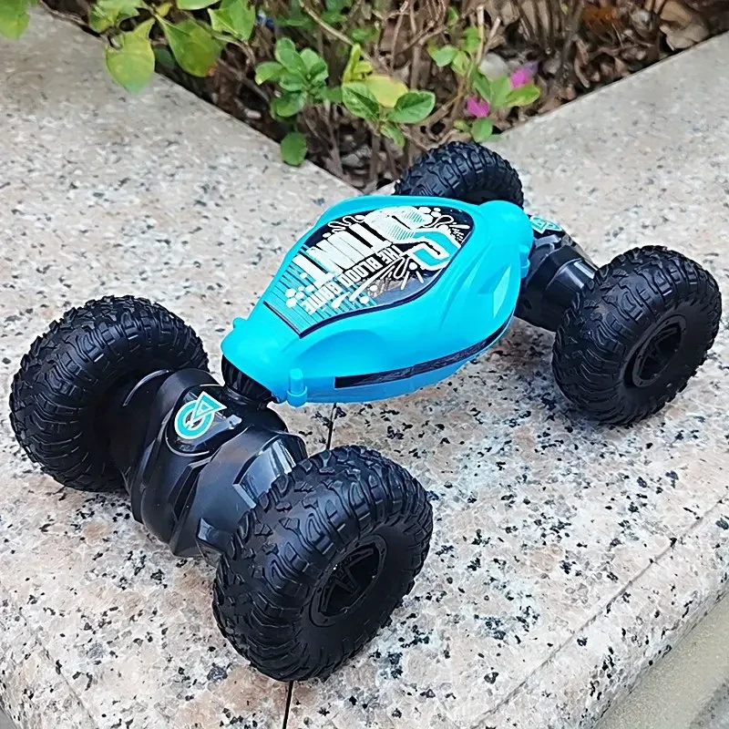 LED-Lit Gesture-Controlled Stunt RC Car  Transforming, Climbing, & Rechargeable