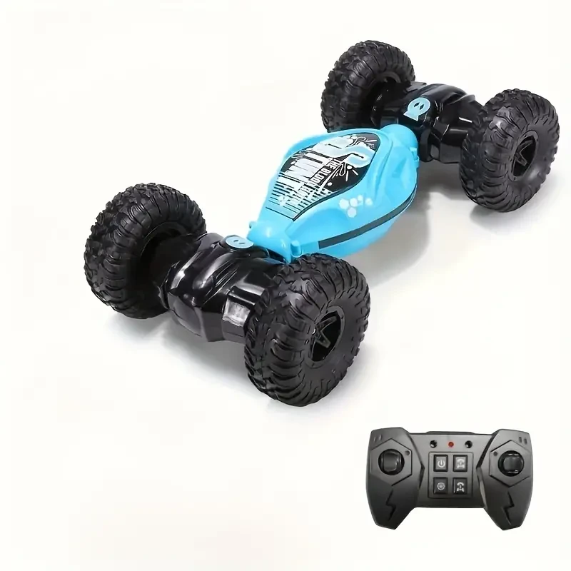 LED-Lit Gesture-Controlled Stunt RC Car  Transforming, Climbing, & Rechargeable