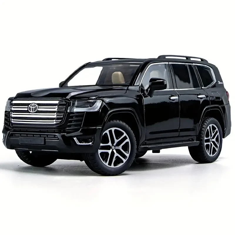 Toyota Land Cruiser 1/24 Scale Diecast  Pull-Back Action, Light & Sound Zinc Alloy Toy Car