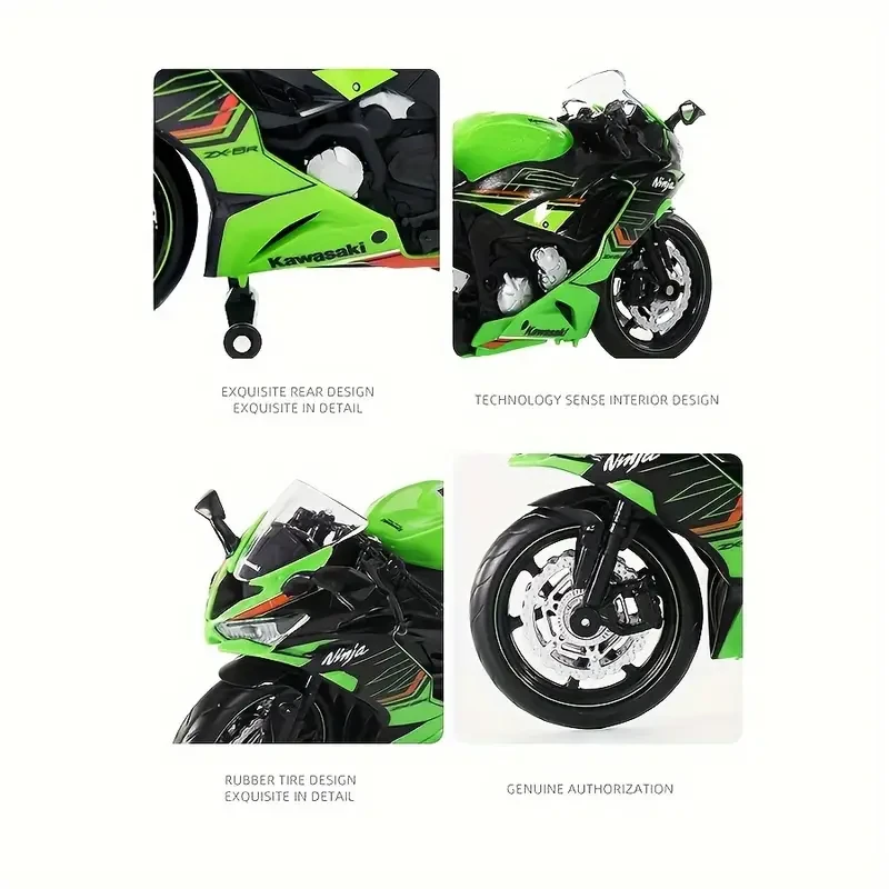 Kawasaki Ninja ZX-6R 1:12 Scale Alloy Motorcycle Model