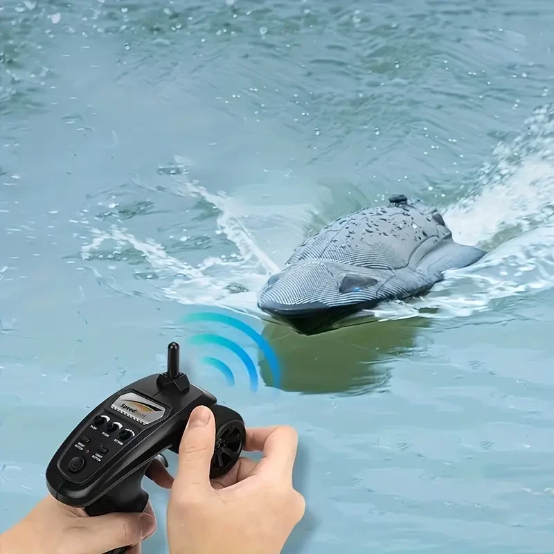 High-Speed 390 Motor RC Boat  Turbine-Powered Electric Speedboat