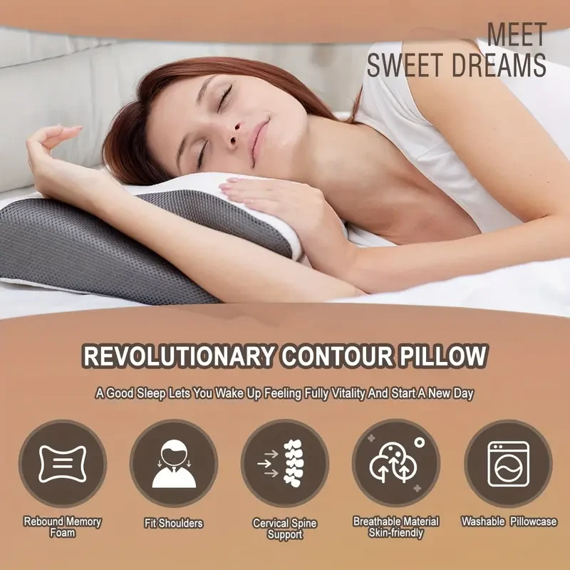 Cervical Memory Foam Pillow Neck