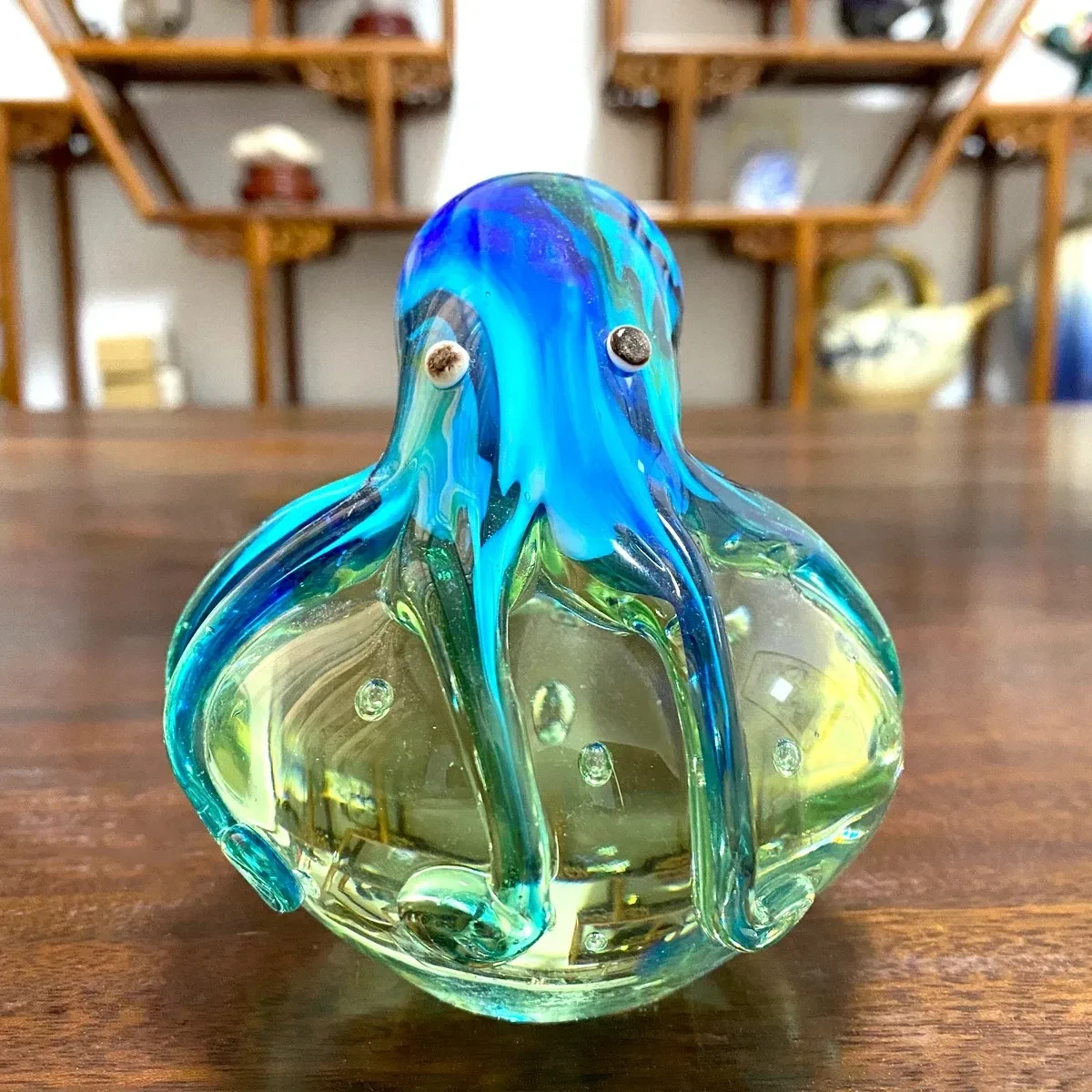 Household Glass Octopus Dining Table Decorations Creative