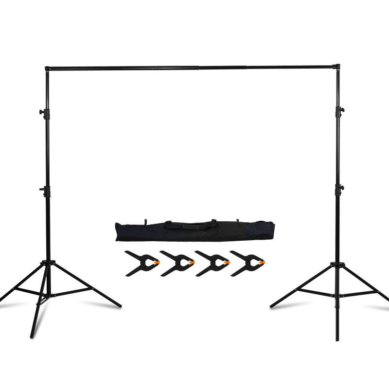Backdrop Stand 2x2m Photo Video Studio Adjustable Parties Wedding Photography