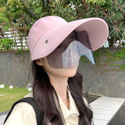 Universal For Summer Lengthened Large Brim With Sun Protection Lens