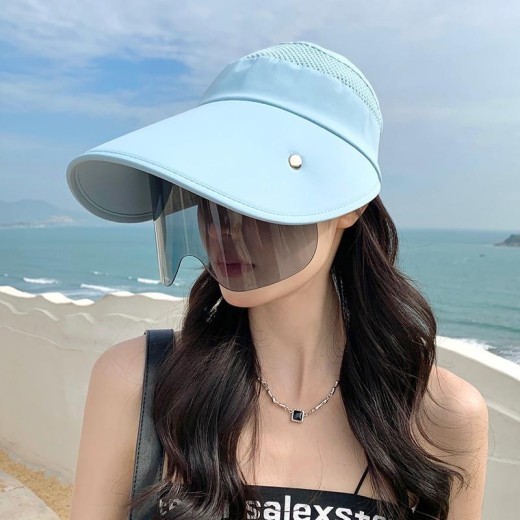 Universal For Summer Lengthened Large Brim With Sun Protection Lens