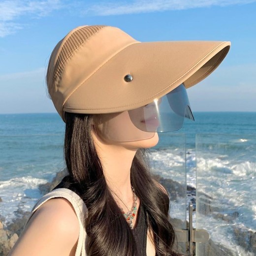 Universal For Summer Lengthened Large Brim With Sun Protection Lens