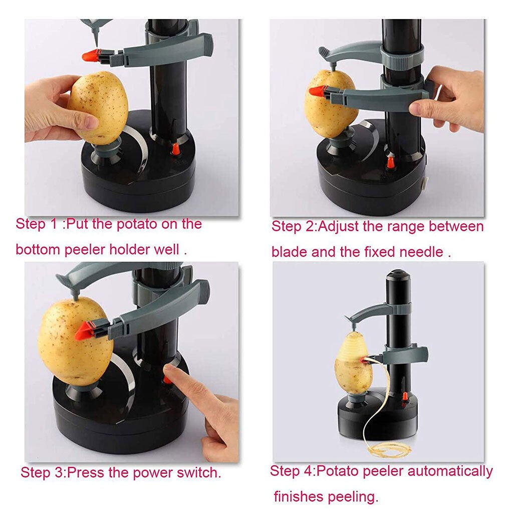 Multifunction Electric Peeler  Automatic Stainless Steel Vegetable & Fruit Peeler