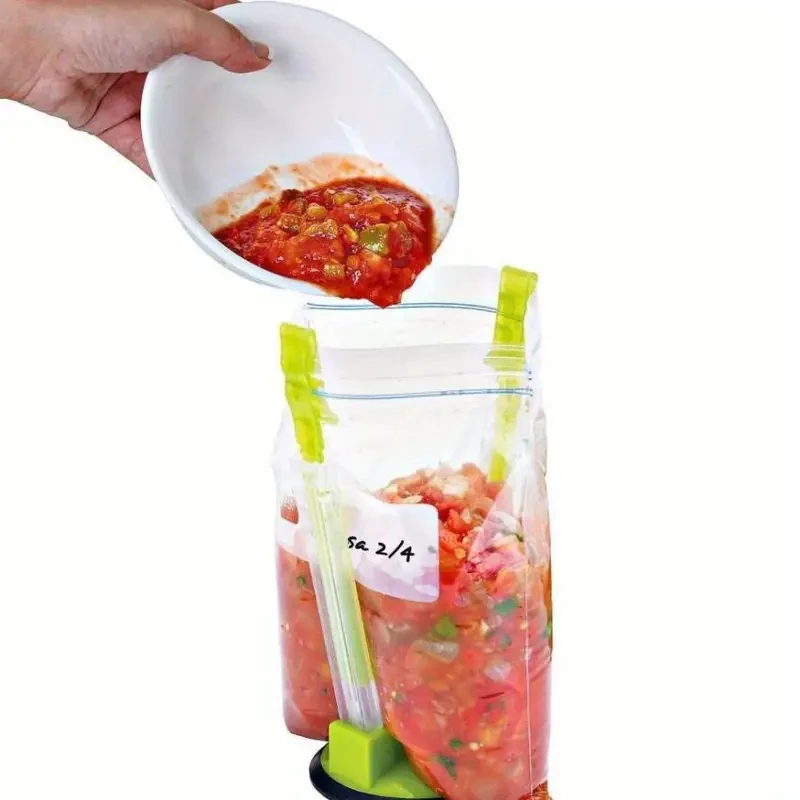 Kitchen Baggy Rack Food Storage Bag Holder