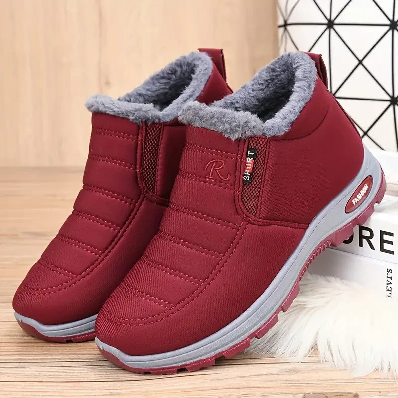 Cozy Winter Boots for Women - Soft, Non-Slip, Thermal Lined, Fluffy Platform Boots with Warm Snow Grip - Perfect for Cold Weather, Outdoor Activities, and Casual Wear