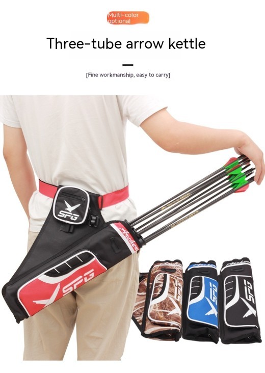 Archery Three-tube Arrow Pot Quiver Quiver Traditional