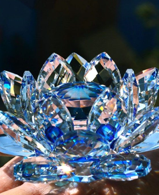 Glass Paperweight Fengshui Ornaments Figurines Home Wedding Party Decor