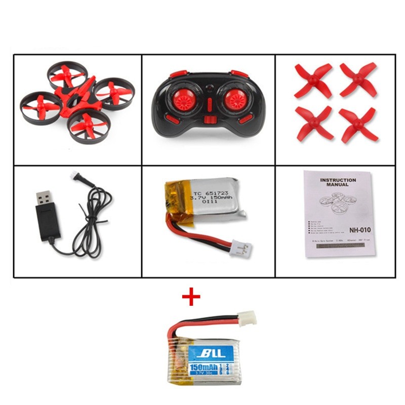 Remote Control Mini Quadcopter With Protective Ring Remote Control Drone Anti-Fall Remote Control Aircraft Children's Toy