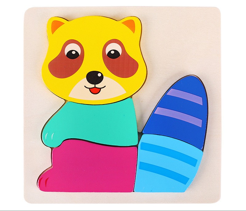 Children's Three Dimensional Wooden Puzzle