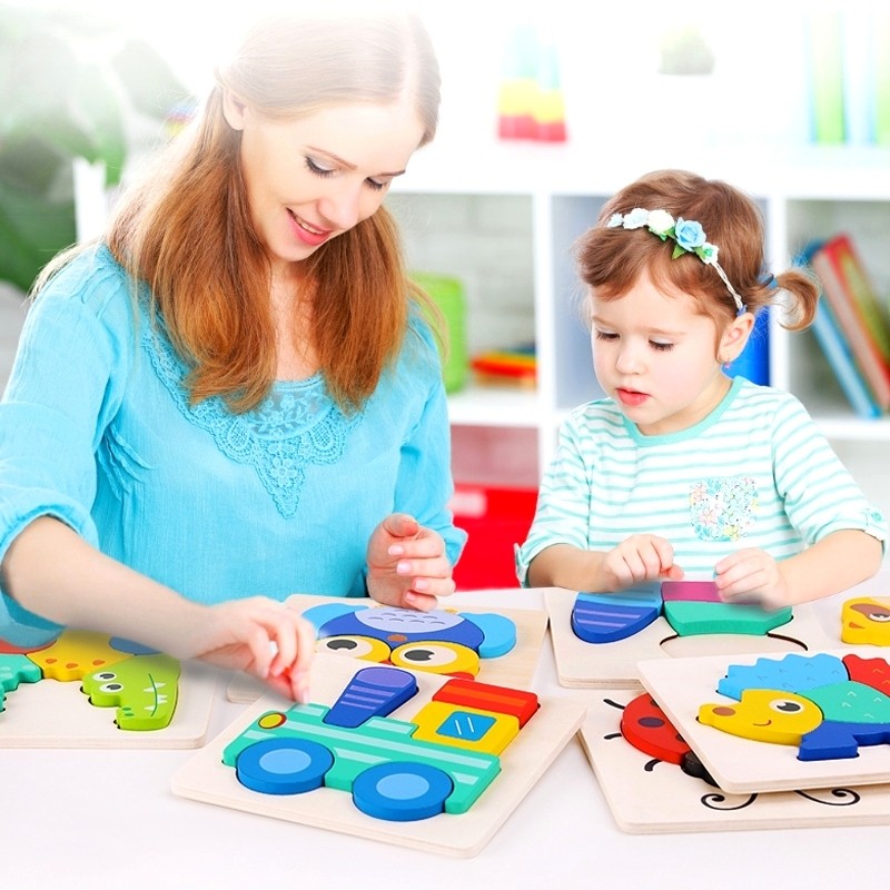 Children's Three Dimensional Wooden Puzzle