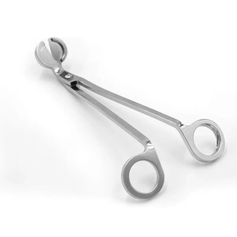 Plating Bright Chrome Round Head Candle Scissors