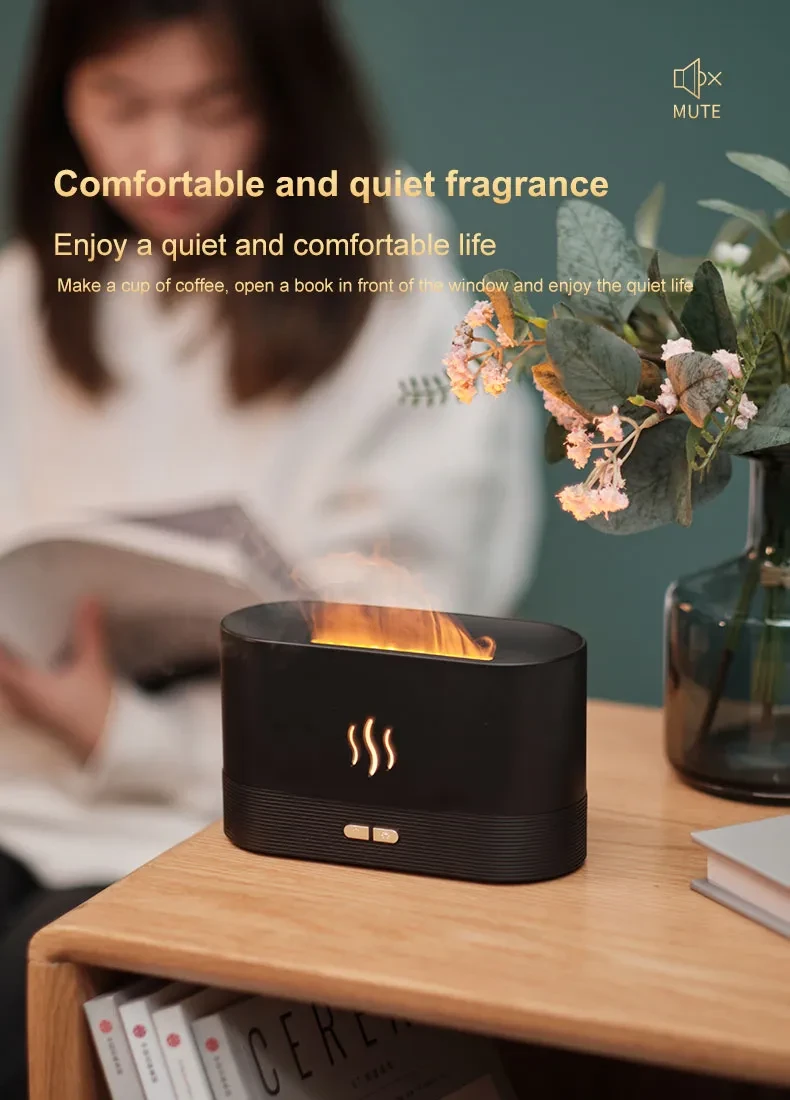 Fire Flame Humidifier Aroma Diffuser