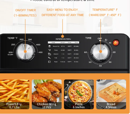 Geek Chef Air Fryer 10QT, Countertop Toaster Oven,