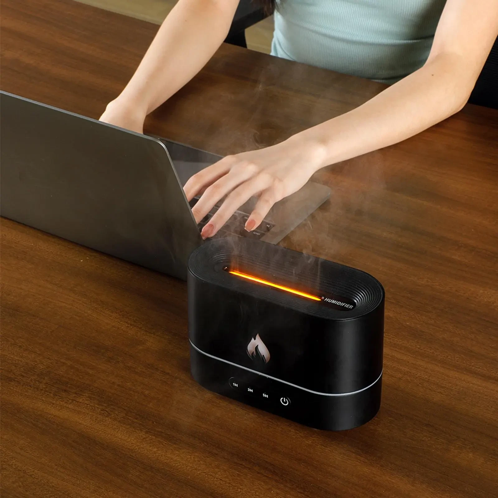 Siming Flame Aromatherapy Machine With Light