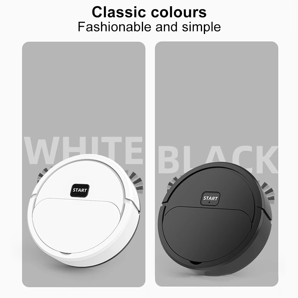 Fully Automatic 3-in-1 Robot Vacuum Cleaner Sweeping, Vacuuming & Mopping Mini Intelligent Home Floor Cleane