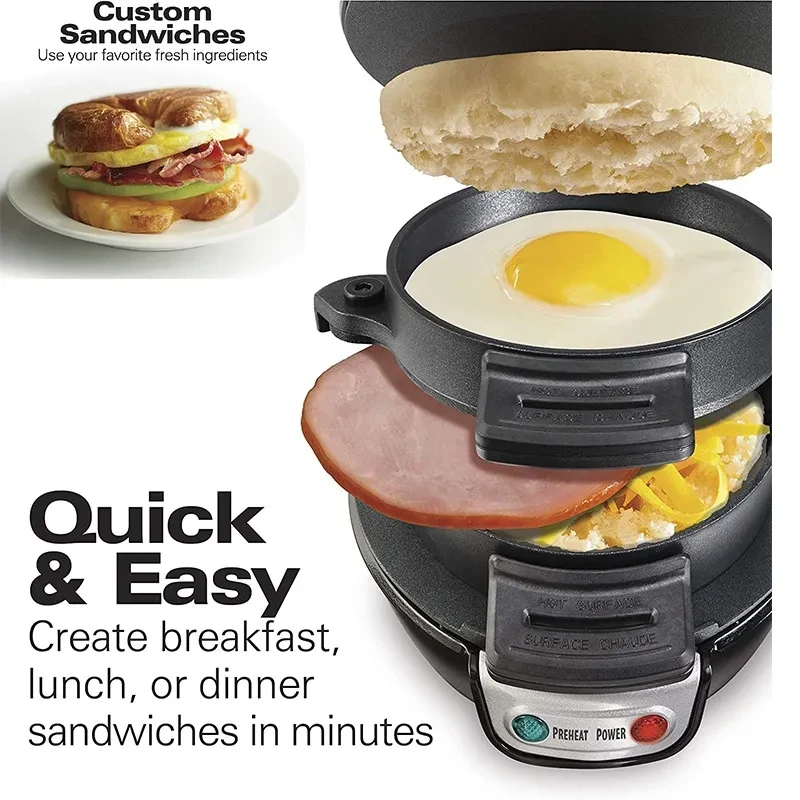 Hamburg Sandwich Maker With Egg Cooker