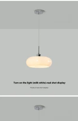Restaurant Chandelier Nordic Retro Bar Lamp Bedroom Bed Breakfast Lamp