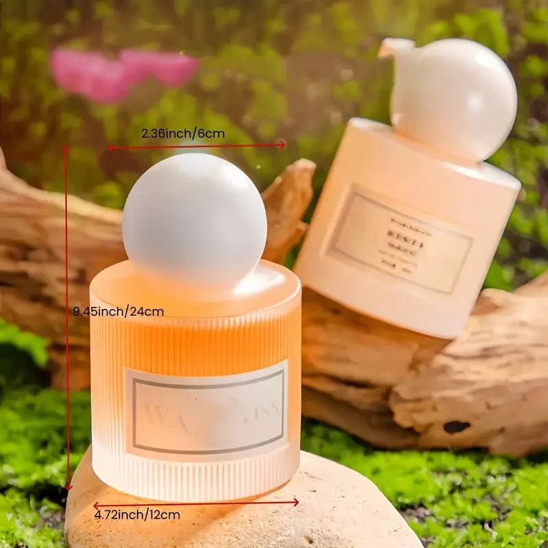 Chic Floral Women's Perfume Gift Set - 40ml x 2 & 10ml x 2, Long-Lasting Fresh Scent, BPA-Free, Alcohol-Free