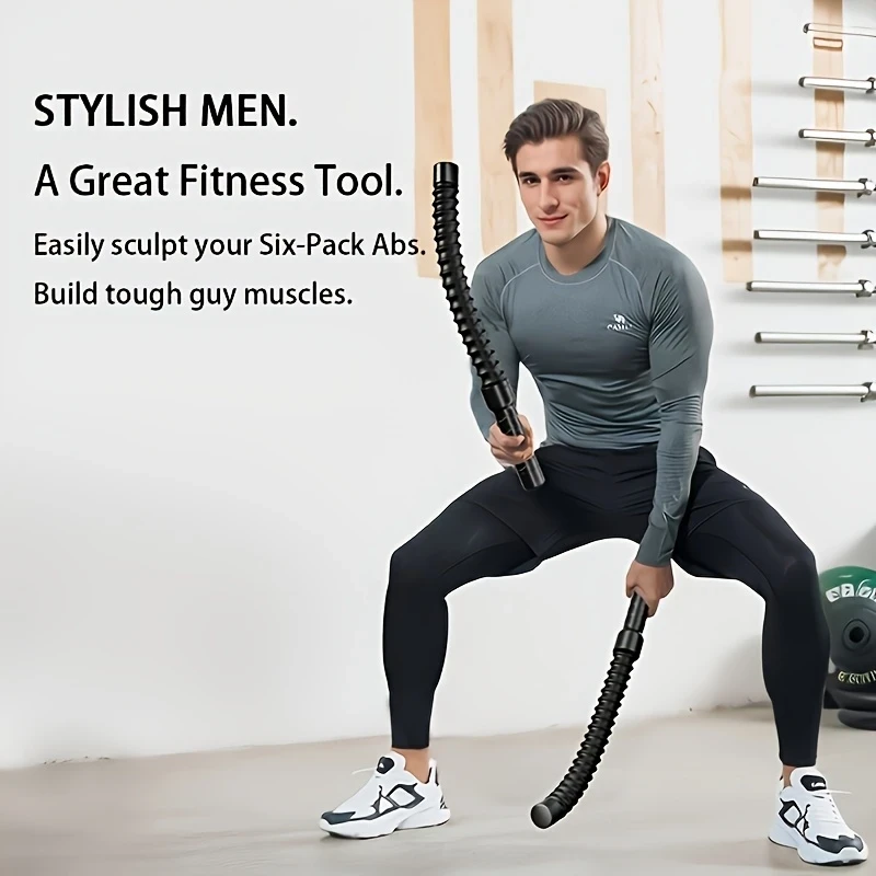 Workout Equipment Home - 2pcs Ropeless Battle Rope