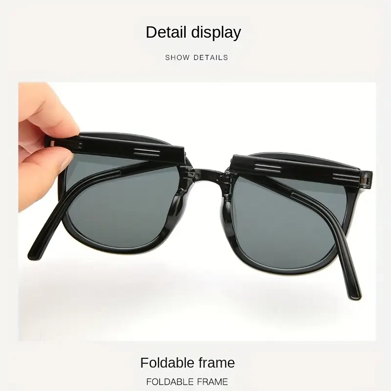 Foldable Square Frame Polarized Glasses