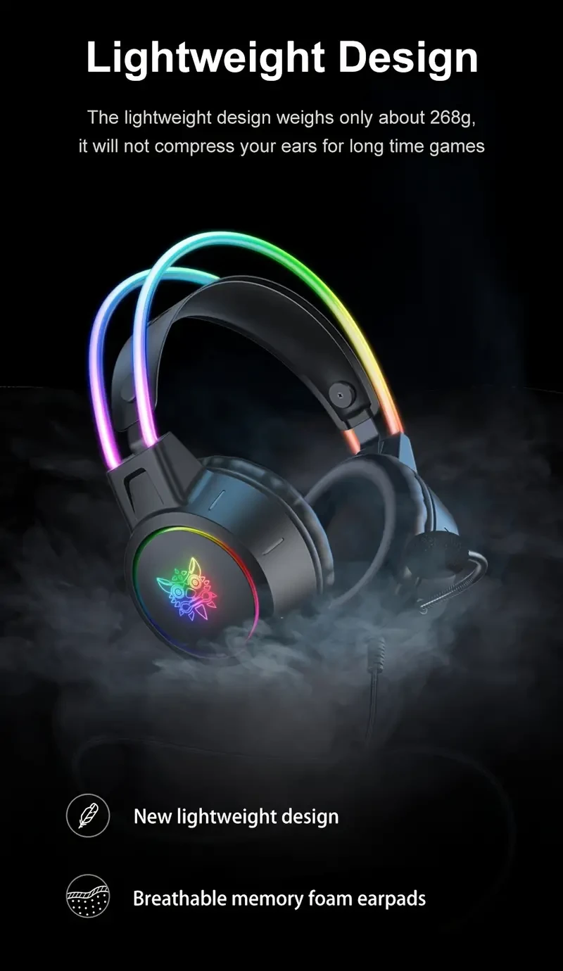 ONIKUMA Double-Head Beam Noise Cancelling Microphone