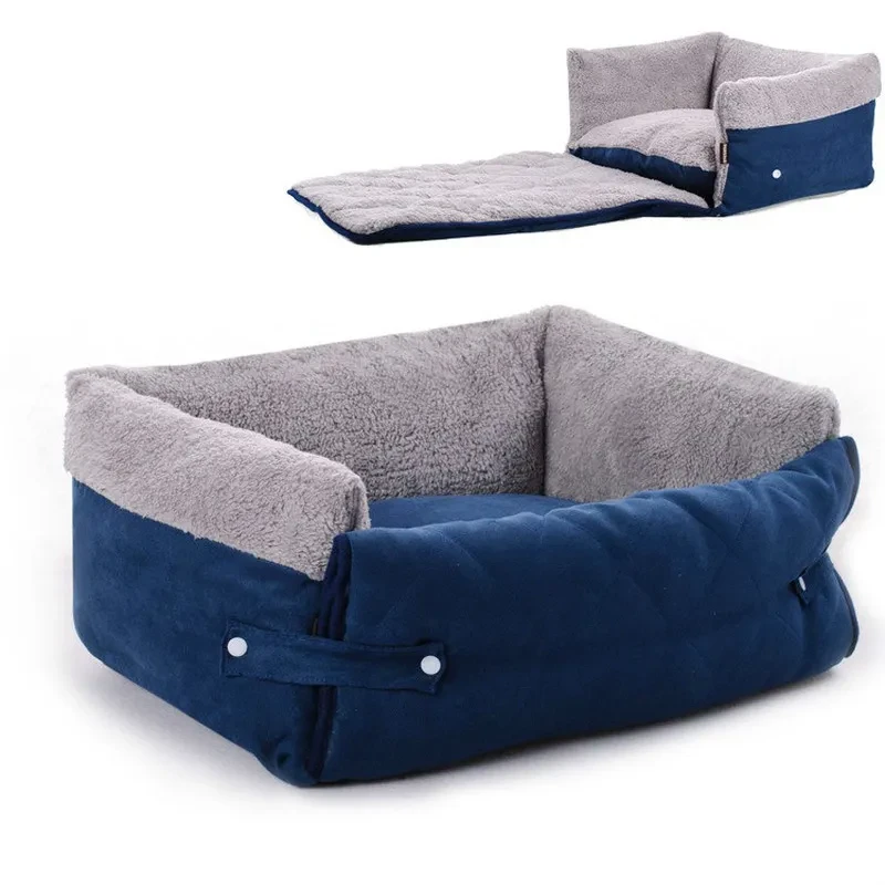 Flip Pet Nest Removable Pet Beds with Blanket