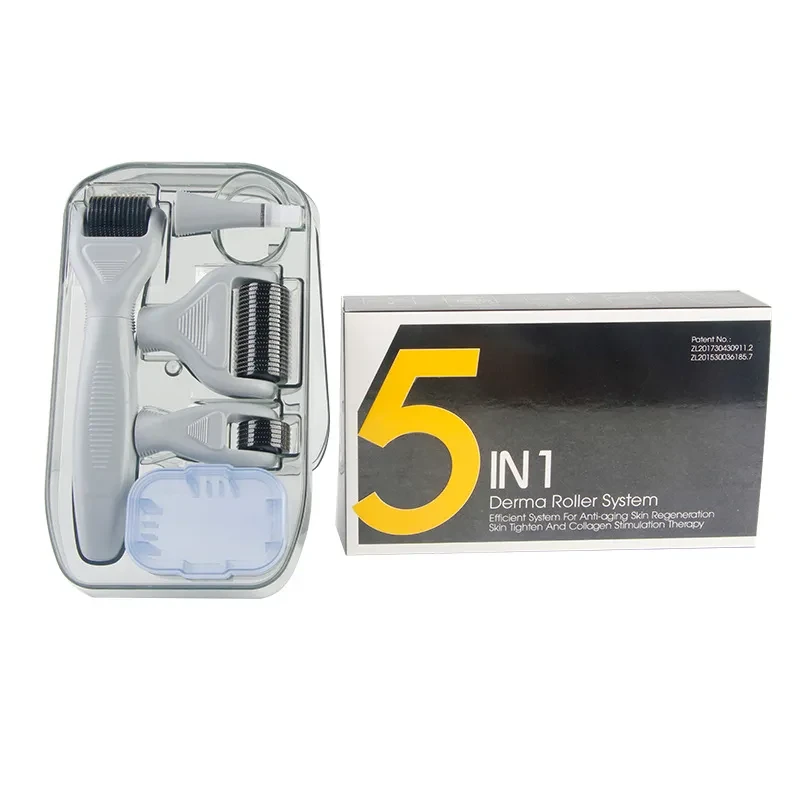 DermaKit 6-in-1 Microneedling Facial & Skin Care Roller Set