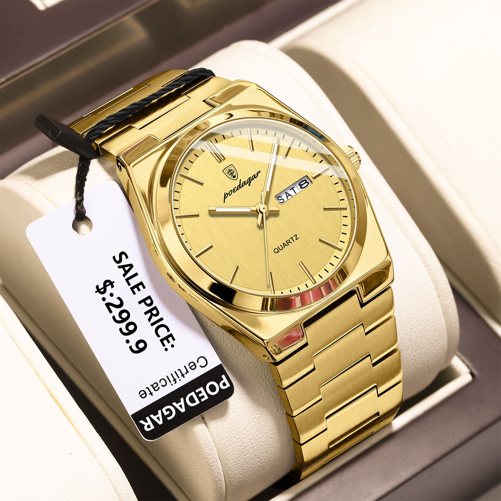 POEDAGAR Mens Luxury Watch