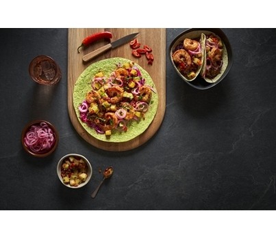 TORTILLAS SPINACH 10" GLUTEN FREE 6/PKT (COTTAGE LANE 4182C)