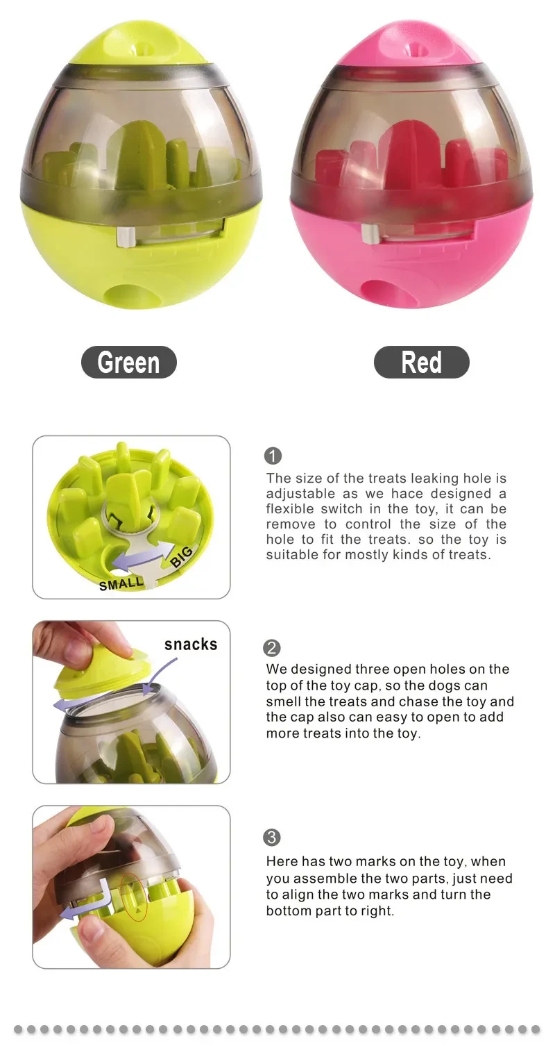 Happy Round Leaking Food Pet Supplies