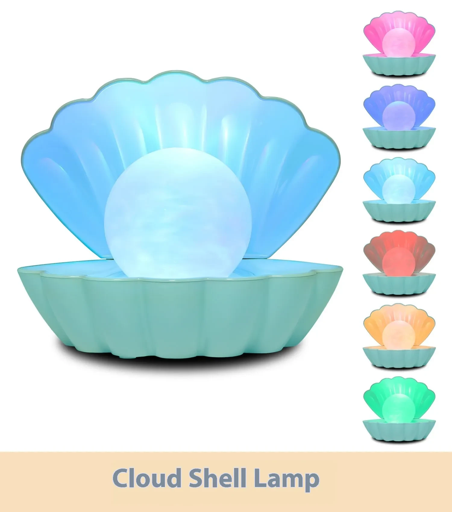 Neon Ambience Light Decorative Ornaments Shell-shaped Small Night Lamp