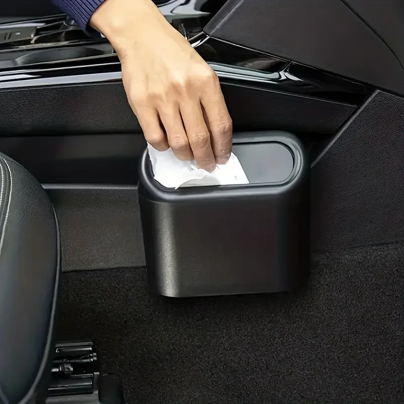 Car-mounted Trash Can, Car Mini Garbage Bin, Car Storage Box, Car Organizer, Car Essential Accessories