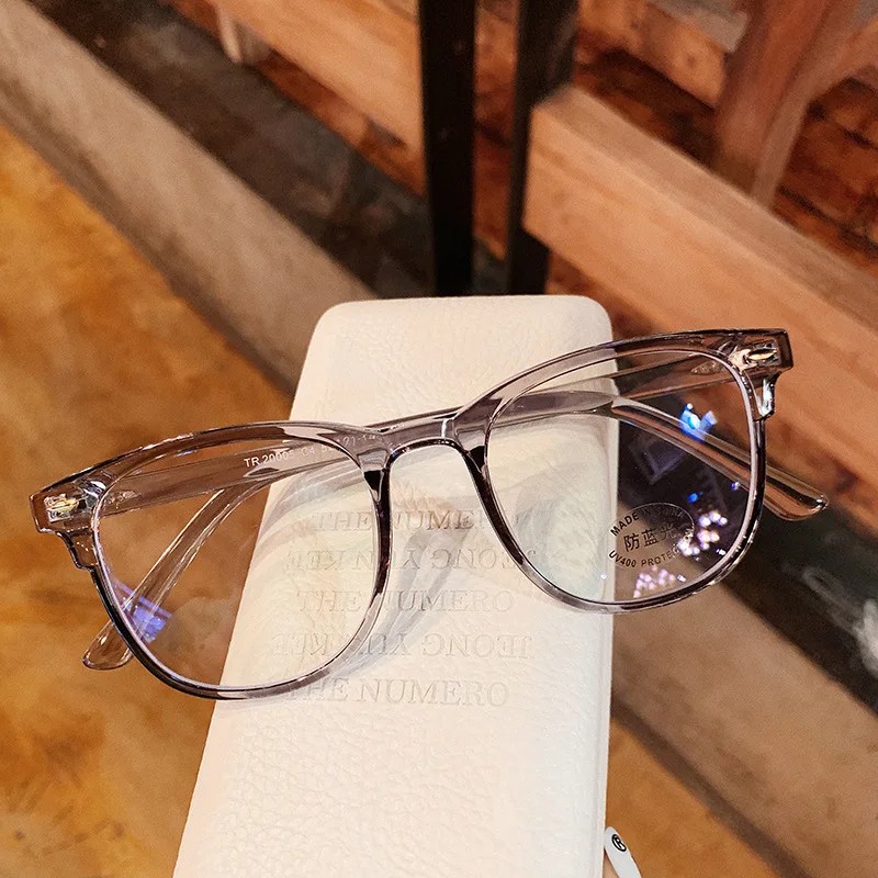 Anti Blue Light Myopia Glasses  Ultralight Transparent Nearsight Glasses